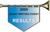 Annual Essay Writing Event - 2009, Results