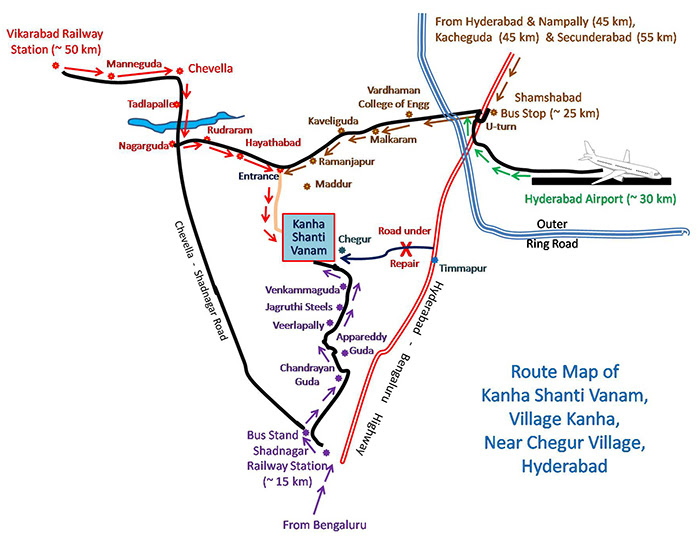Kanha Map