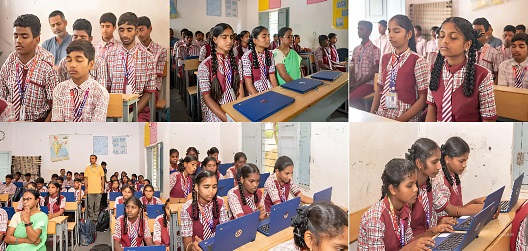 Heartfulness meditatin with children